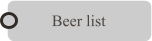 Beer list