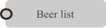 Beer list