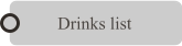 Drinks list