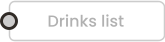 Drinks list